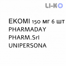 ЭКОМИ - ECOMI свечи вагинальные 150 мг 6 шт PHARMADAY UNIPERSONA