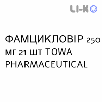 ФАМЦИКЛОВИР - FAMCICLOVIR таблетки делимые 250 мг 21 шт TOWA PHARMACEUTICAL