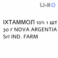 ИХТАММОЛ - ICTAMMOLO мазь 10% 1 шт 30 г NOVA ARGENTIA