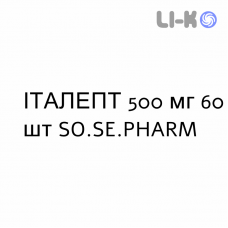 ИТАЛЕПТ - ITALEPT таблетки делимые 500 мг 60 шт SO.SE.PHARM