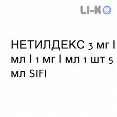 НЕТИЛДЕКС - NETILDEX капли глазные 3 мг/мл/1 мг/мл 1 шт 5 мл SIFI