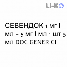 СЕВЕНДОК - SEVENDOC глазные капли 1 мг/мл + 5 мг/мл 1 шт 5 мл DOC GENERICI