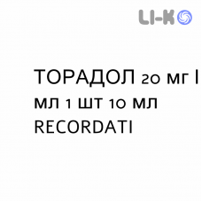 ТОРАДОЛ - TORADOL краплі пероральні 20 мг/мл 1 шт 10 мл RECORDATI
